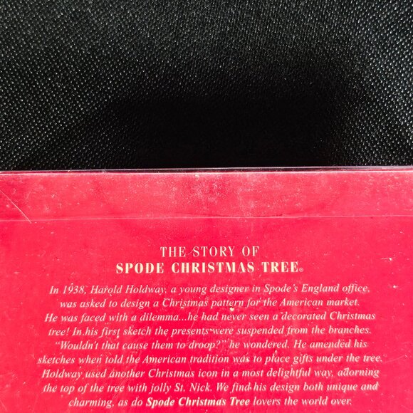 5 Inch Celebrate Spode Christmas Tree Dish New - Picture 5 of 8